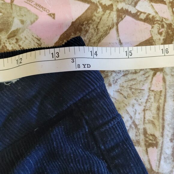 Frame Deep Dive Blue Corduroy Le Crop Mini Boot Womens Size 25 - Picture 9 of 13